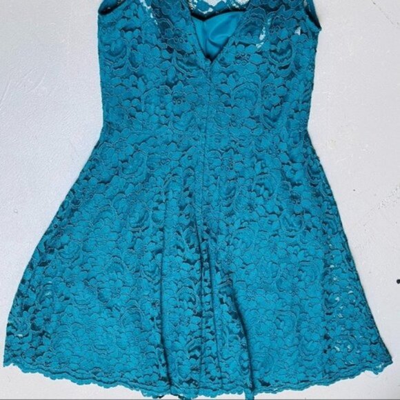 Davids Bridal Dress Women 8 Sleeveless Lace Wedding Formal Party Prom Bridesmaid - Picture 6 of 12